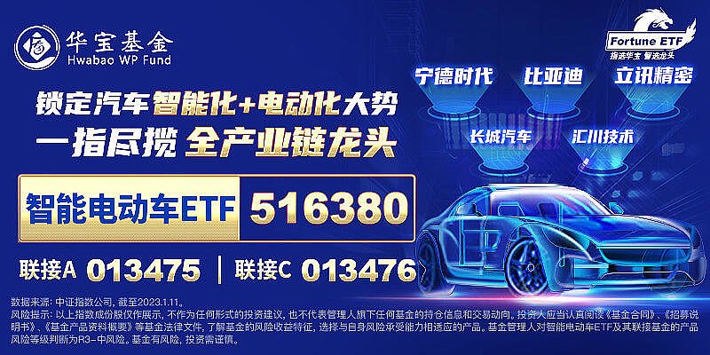 ETF盘后资讯|质变时刻！智能网联汽车驶入“快车道”，比亚迪近6日累计飙涨16%，智能电动车ETF(516380)盘中逆市上探2%  第3张