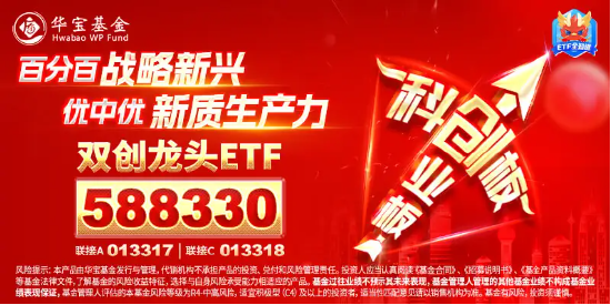 超20亿主力资金加仓半导体！"科八条"引爆科创板，人工智能政策频出！双创龙头ETF(588330)盘中逆市摸高0.84%