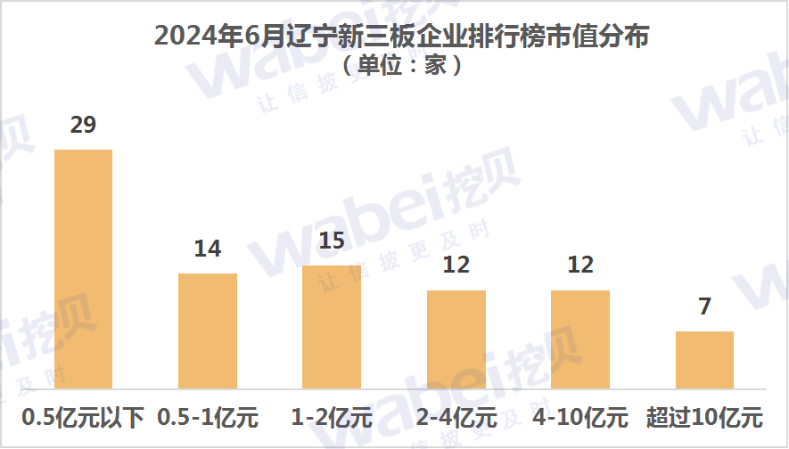 2024年6月辽宁新三板企业市值排行榜：12家企业去年净利润超3000万元