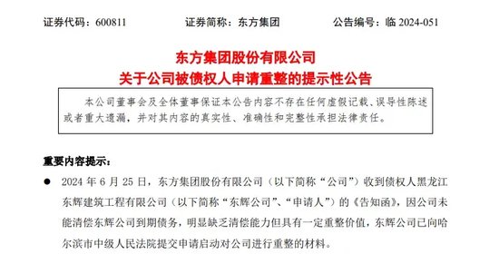 突发！75万元还不起，A股公司被申请重整，股价跌破1元！  第1张