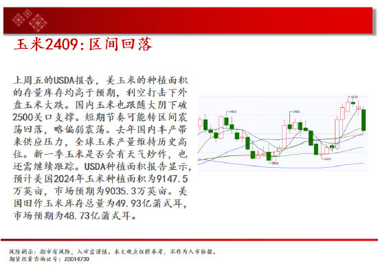 中天期货:玉米区间回落 棕榈大阳线