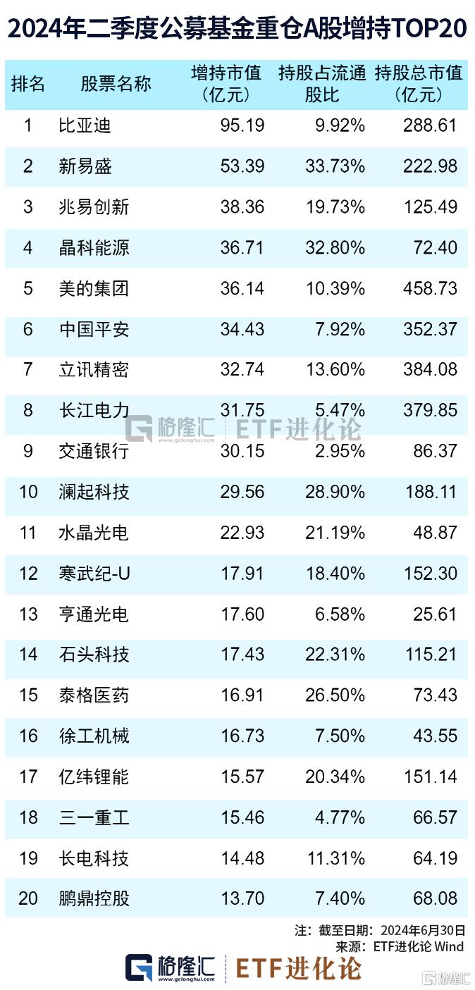 图解公募基金2024年二季报：加仓红利资产、科技、资源品板块，对港股配比明显回升  第5张