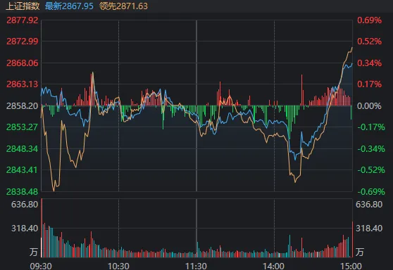 尾盘，A股全线反弹！连续3个“地量”后，“地价”终于出现了？