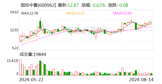 国投中鲁：职工董事陈渝逝世