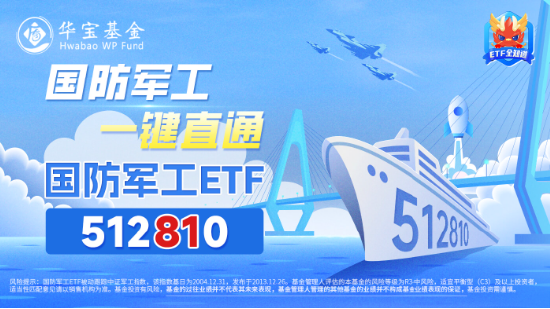 强强联手，船舶“巨无霸”来了！国防军工ETF（512810）涨1.5%溢价高企，全天成交1.28亿元创年内次高！