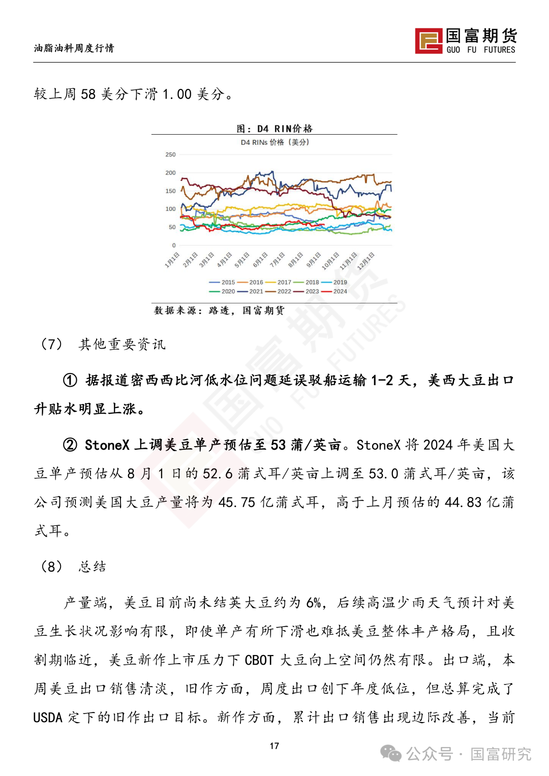 【国富豆系研究周报】丰产预期压制，CBOT大豆反弹受限  第20张