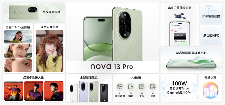 “nova13香”华为nova 13系列综合实力全面进阶，不仅信号香还有北斗香  第8张