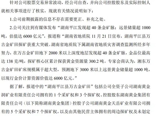 一地发现超40条金矿脉，这只黄金股躺赢？公司最新回应！AI医疗有新利好  第3张