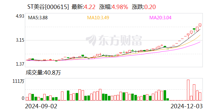 ST美谷：法院决定对公司启动预重整  第1张