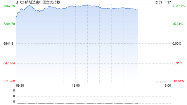 午盘：美股涨跌不一 中概股指数大涨10%